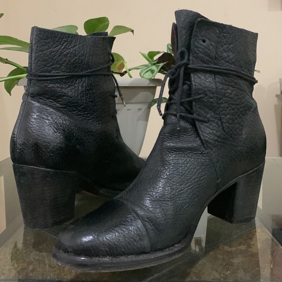 🔥1/2 of Summer Sale!🔥 KOM Made in Portugal Black leather Boots - Picture 3 of 13